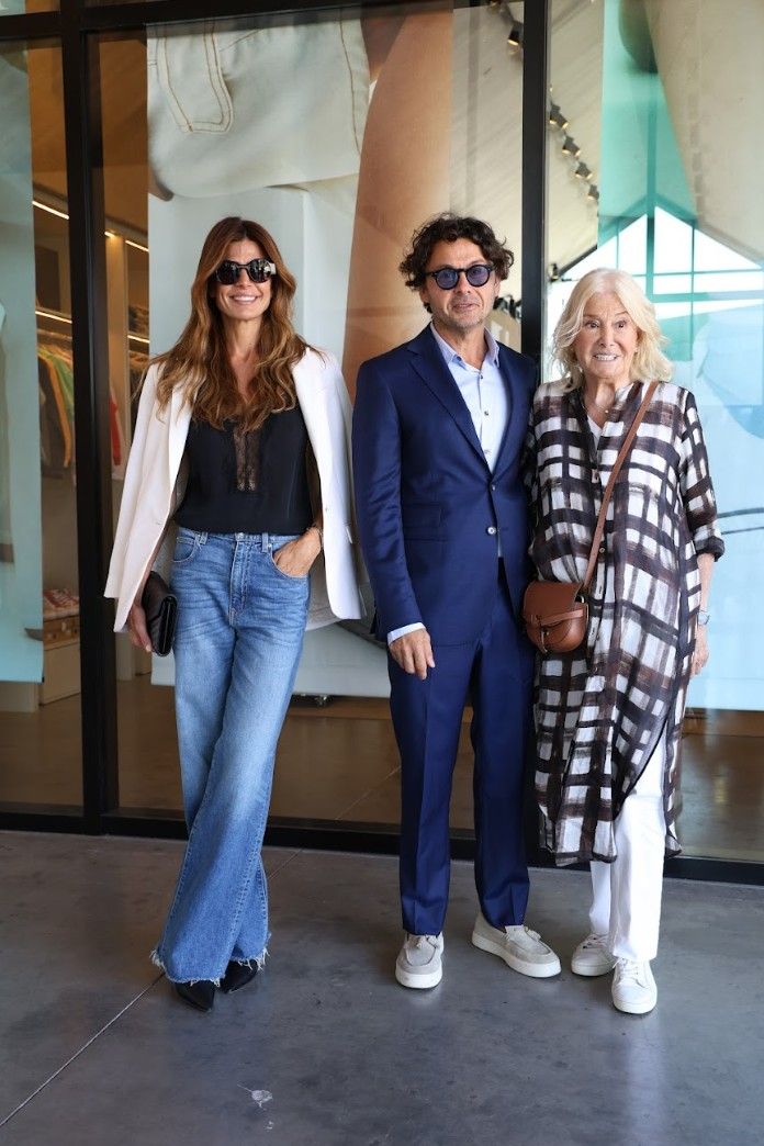 Juliana Awada y Wally Diamante