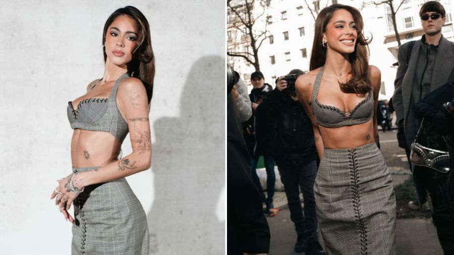 Los looks de Tini Stoessel durante la Fashion Week de Paris