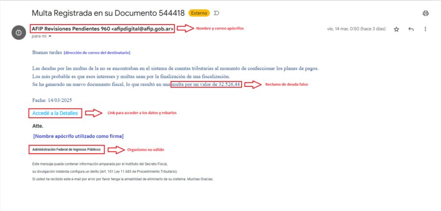 La Agencia de Recaudación y Control Aduanero (ARCA) alertó a los contribuyentes sobre una nueva estafa virtual