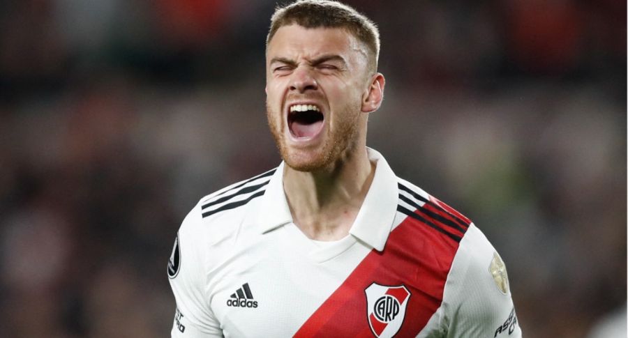 River y Lucas Beltrán