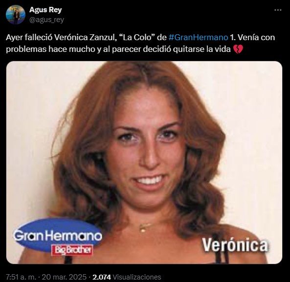 Murió Verónica Zanzul 1