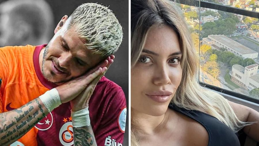 Mauro Icardi y Wanda Nara