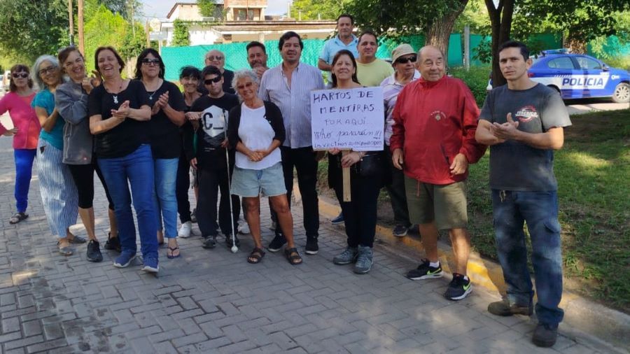 Protesta de Vecinos en Mendiolaza