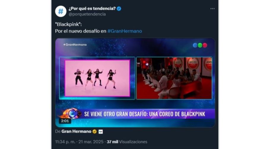 BLACKPINK en Gran Hermano