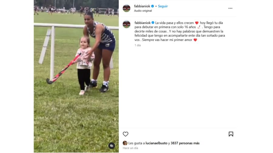 El especial mensaje del Ogro Fabbiani a su hija Uma por un importante logro