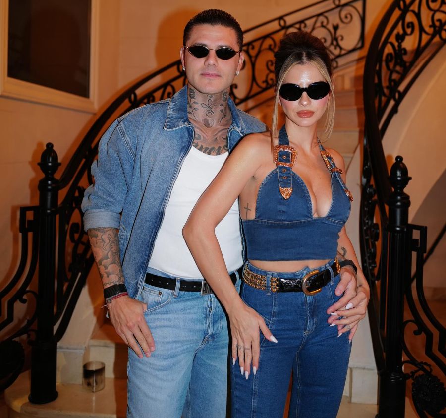 La China Suárez y Mauro Icardi regresaron a las redes y sorprendieron con sus looks matchy de jean