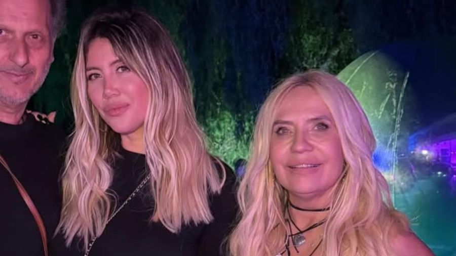 Wanda Nara y Nora Colosimo