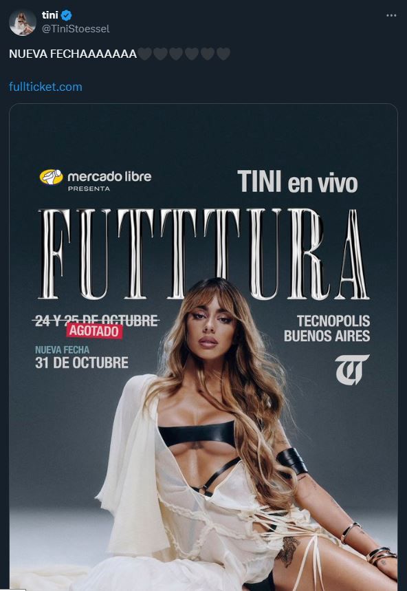 Tercera fecha para FUTTTURA
