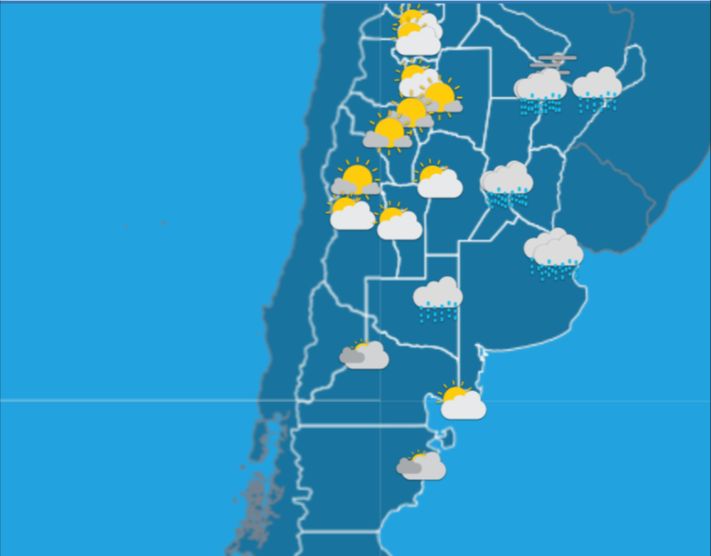 Clima en todo el país