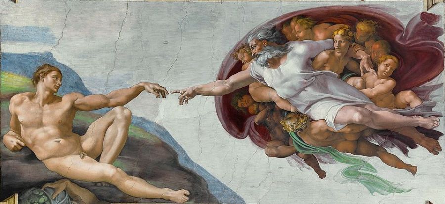 Capilla Sixtina, bóveda pintada por Miguel Angel