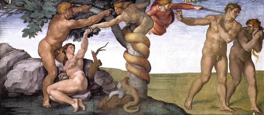 Capilla Sixtina, bóveda pintada por Miguel Angel