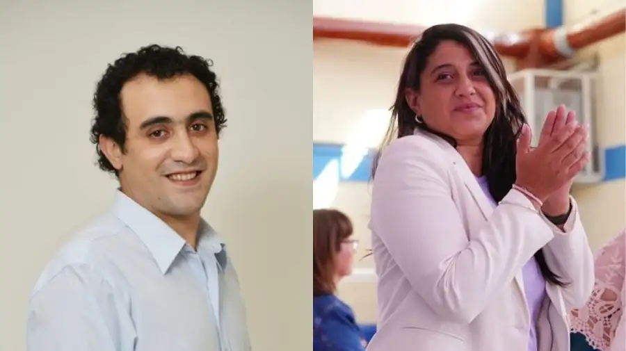 Senadores de Santa Cruz José María Carambia y Natalia Gadano