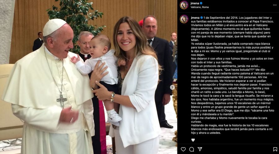 El saludo de al Papa Francisco