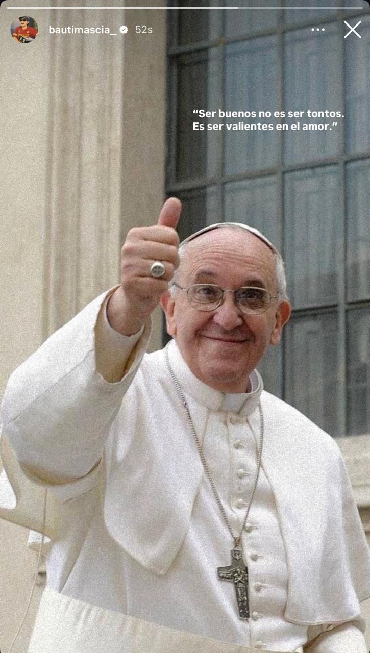 El saludo de al Papa Francisco