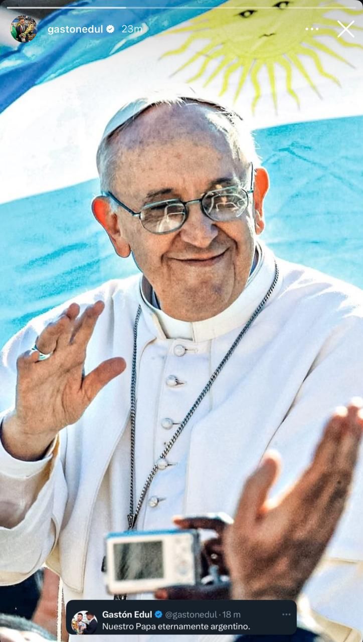 El saludo de al Papa Francisco
