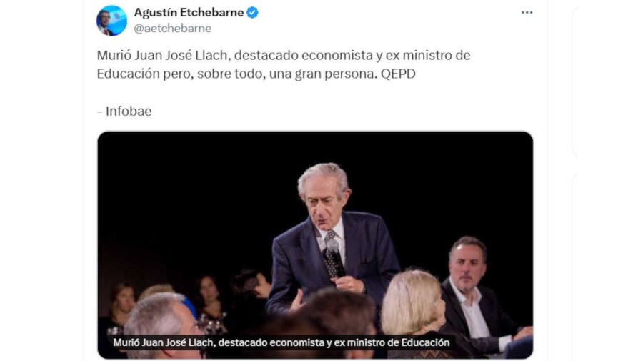 Juan José Llach en X 20250421