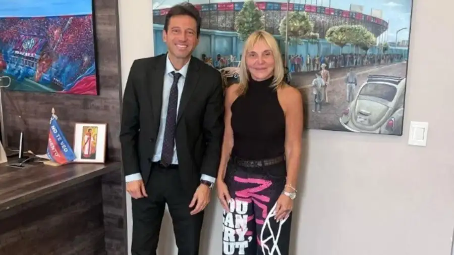 Marcelo Moretti junto a María José Scottini
