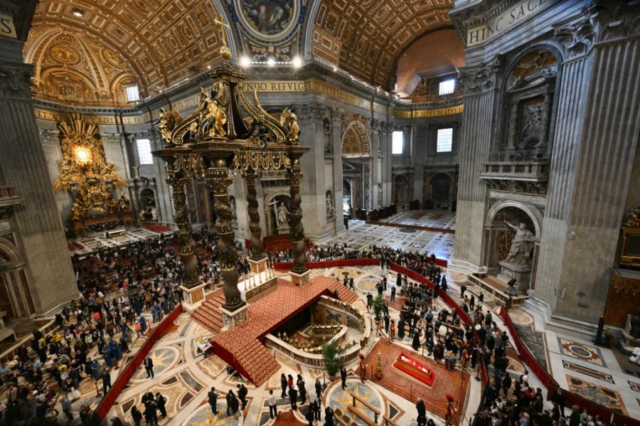 Capilla ardiente del Papa Francisco en la Basílica de San Pedro