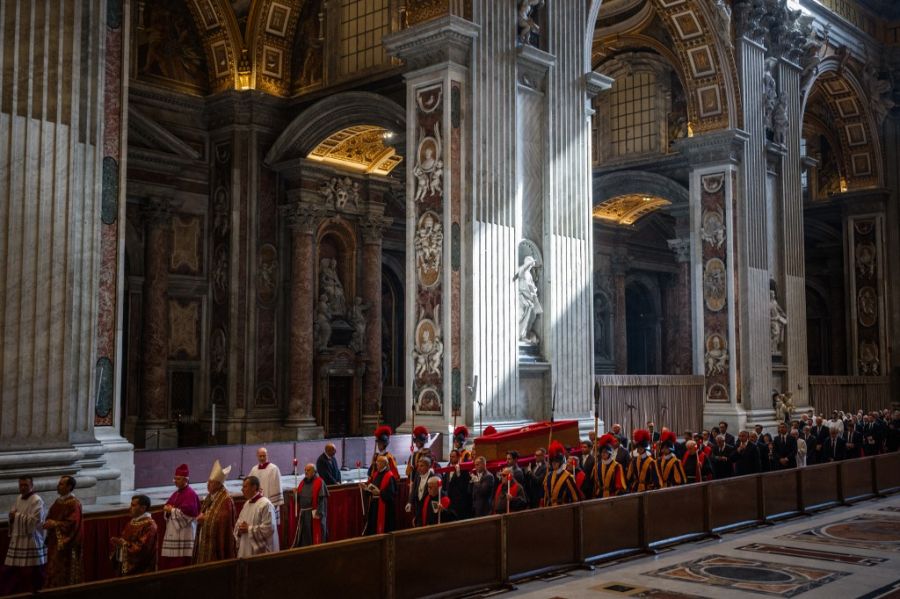 Capilla ardiente del Papa Francisco en la Basílica de San Pedro