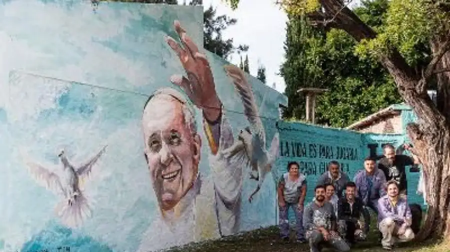 Mural del Papa Francisco