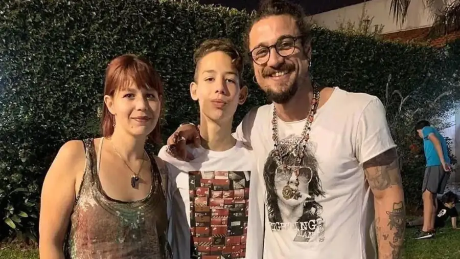 Ana Oertlinger, Gianluca y Daniel Osvaldo