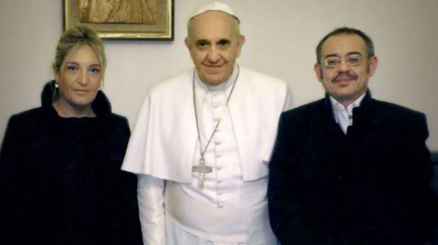 Papar Francisco con Diego Neira Lejarraga