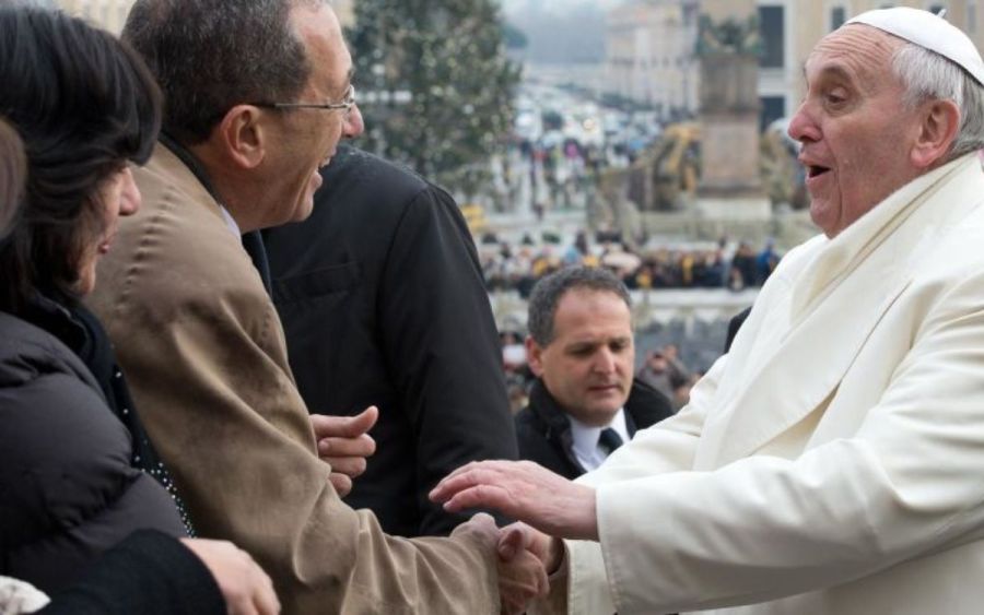 Papa Francisco y Jose Levy