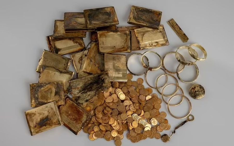Monedas encontradas