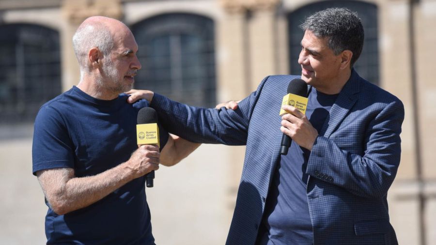 Horacio Rodriguez Larreta y Jorge Macri
