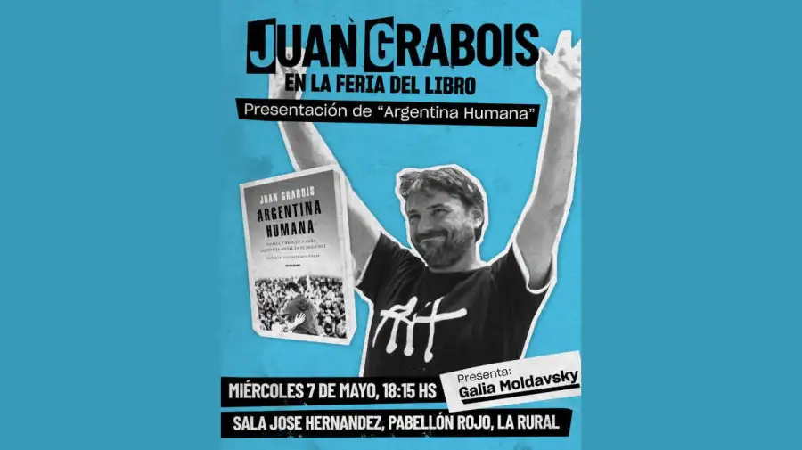 Juan Grabois en la feria del Libro 20250430