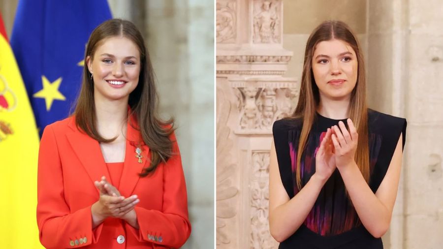 La princesa Leonor saludó a la infanta Sofía por su cumpleaños