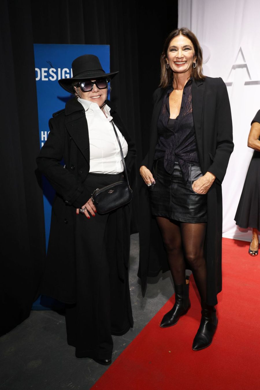 Los looks total black del desfile Ramírez / Créditos: Grupo MASS