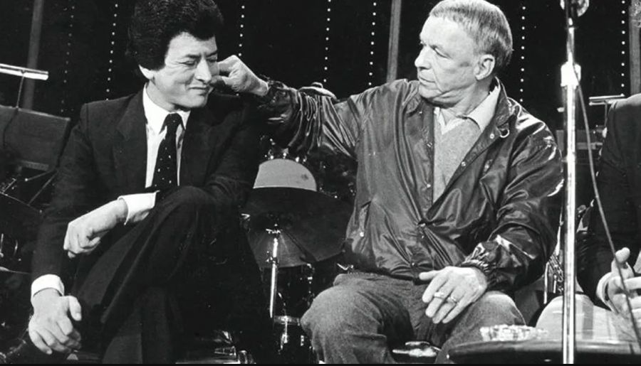 Palito Ortega y Frank Sinatra