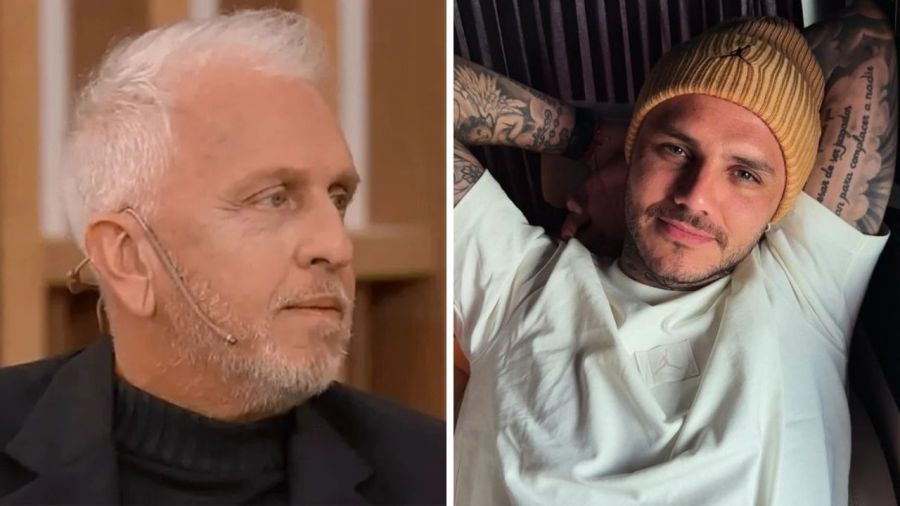 Andrés Nara y Mauro Icardi