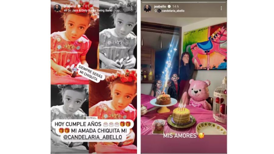 El tierno mensaje de cumpleaños de Jorge Enrique Abello a su hija Candelaria