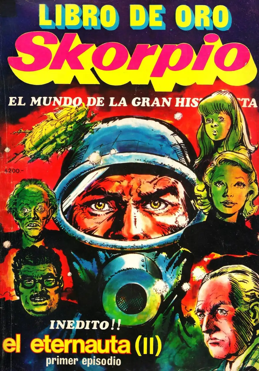 Tapa de la revista Skorpio lanzando El Eternauta II