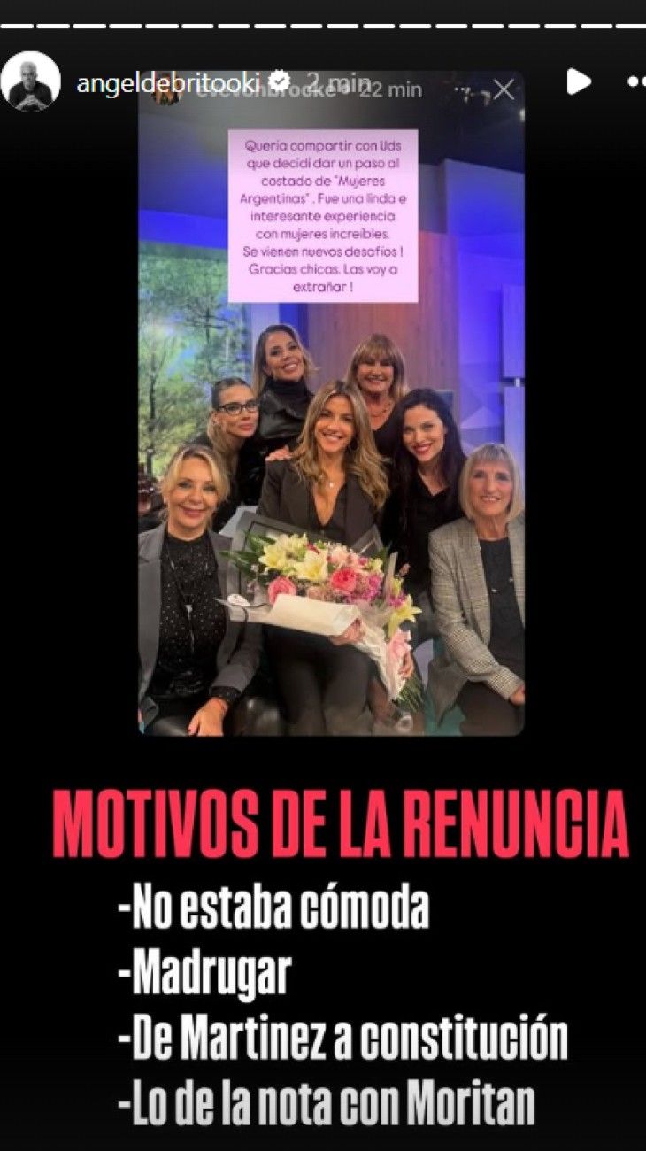 Evelyn Von Brocke renunció a Mujeres Argentinas