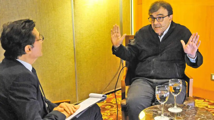 Javier Cercas com Jorge Fontevecchia