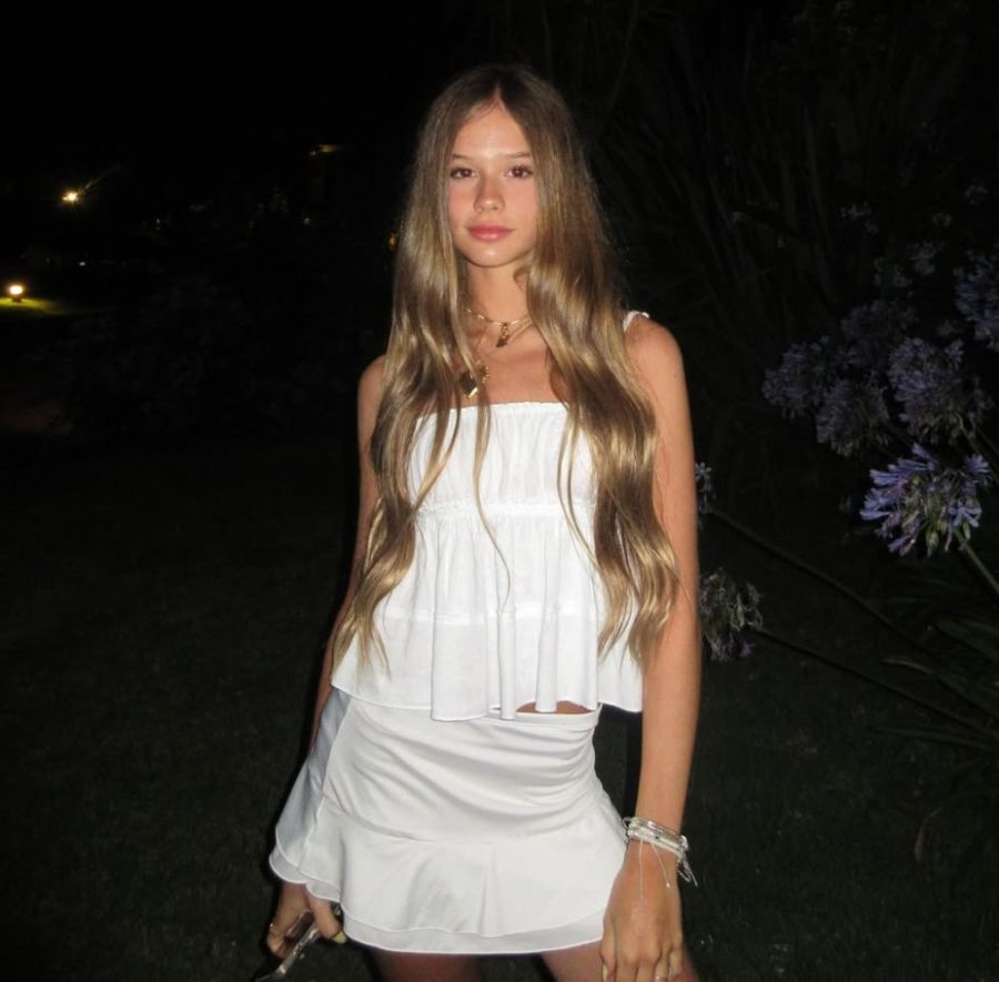 Matilda, hija de Mariana Fabbiani