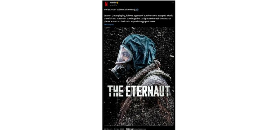 Netflix confirmó la segunda temporada de El Eternauta