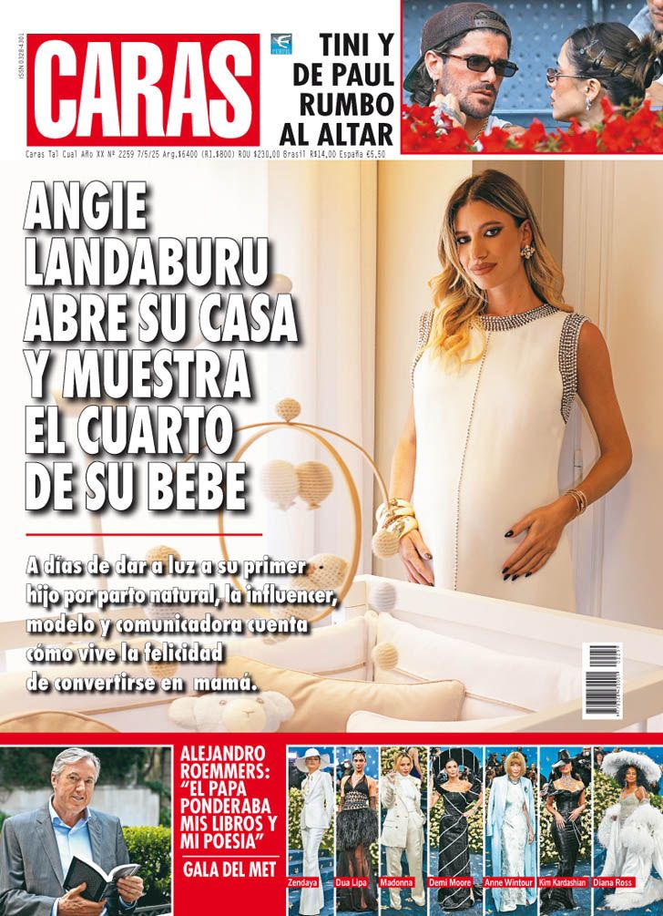 ANGIE LANDABURU ABRE SI CASA Y MUESTRA EL CUARTO DE SU BEBÉ.