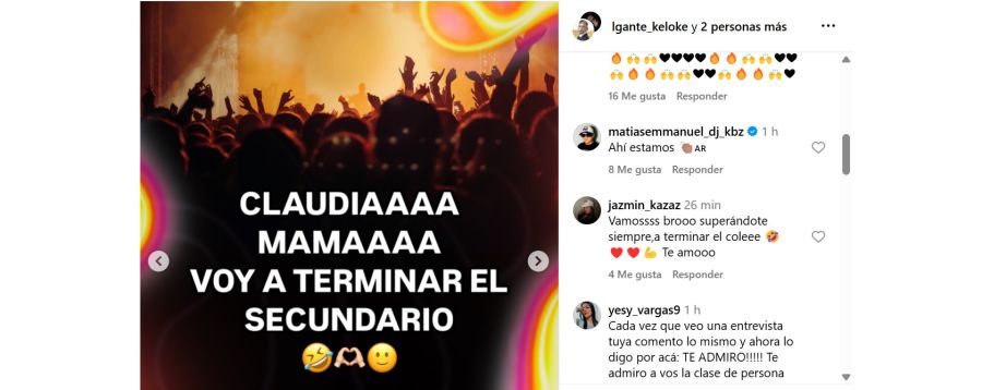 L-Gante decidió terminar la escuela secundaria