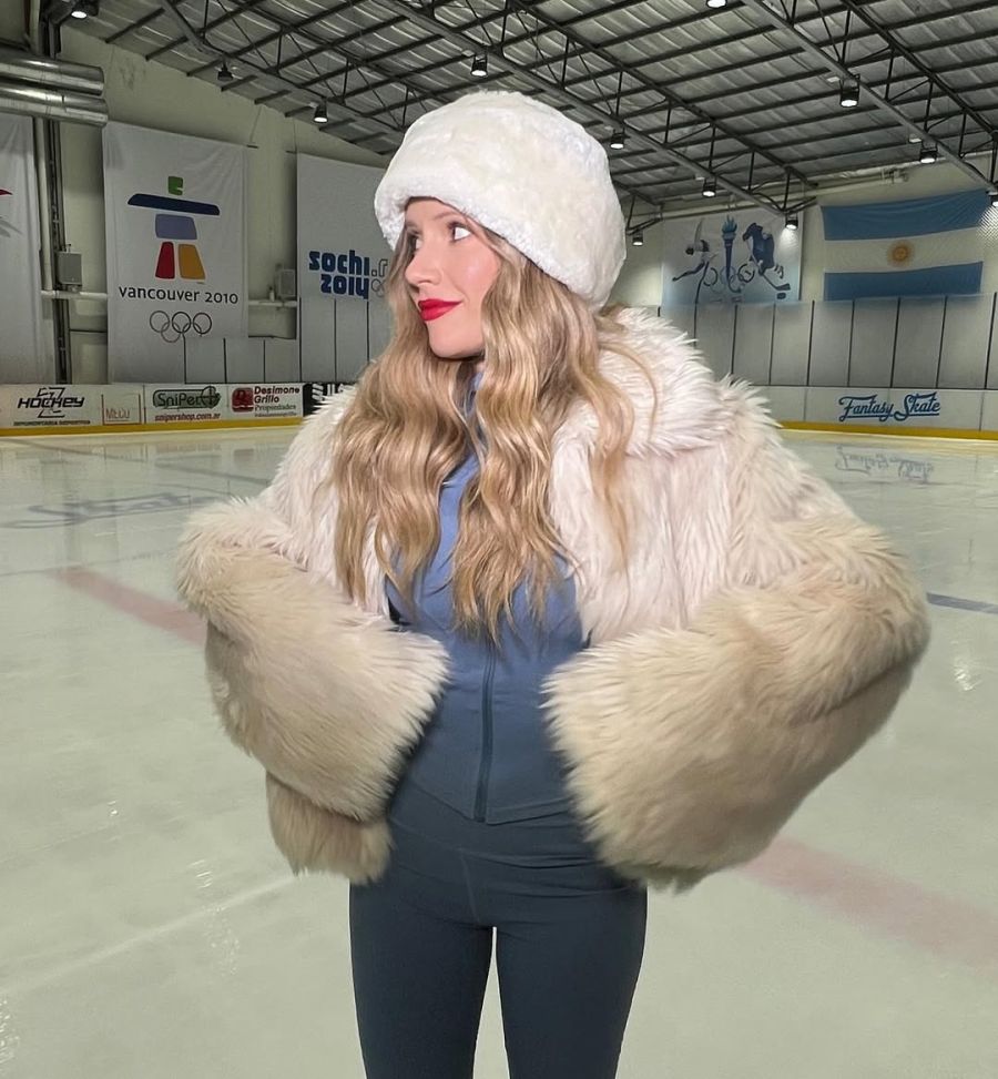 El abrigo fashion de Laurita Fernández