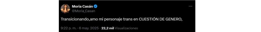 Moria Casán sobre su obra Cuestión de Peso