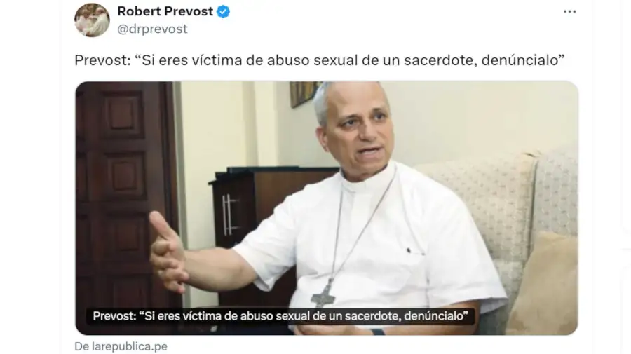 Robert Prevost X 20250508