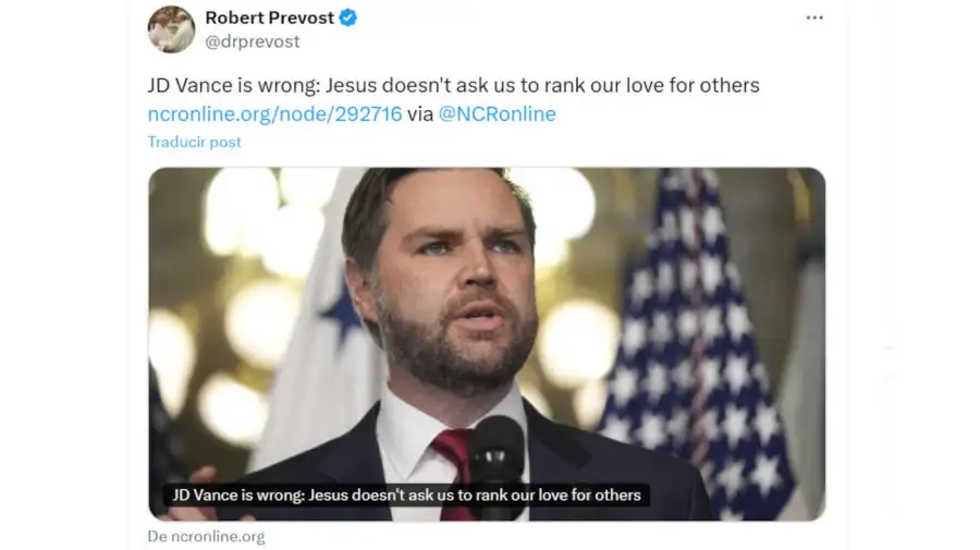 Robert Prevost X 20250508