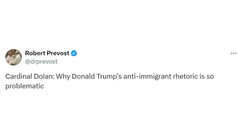 Robert Prevost X 20250508