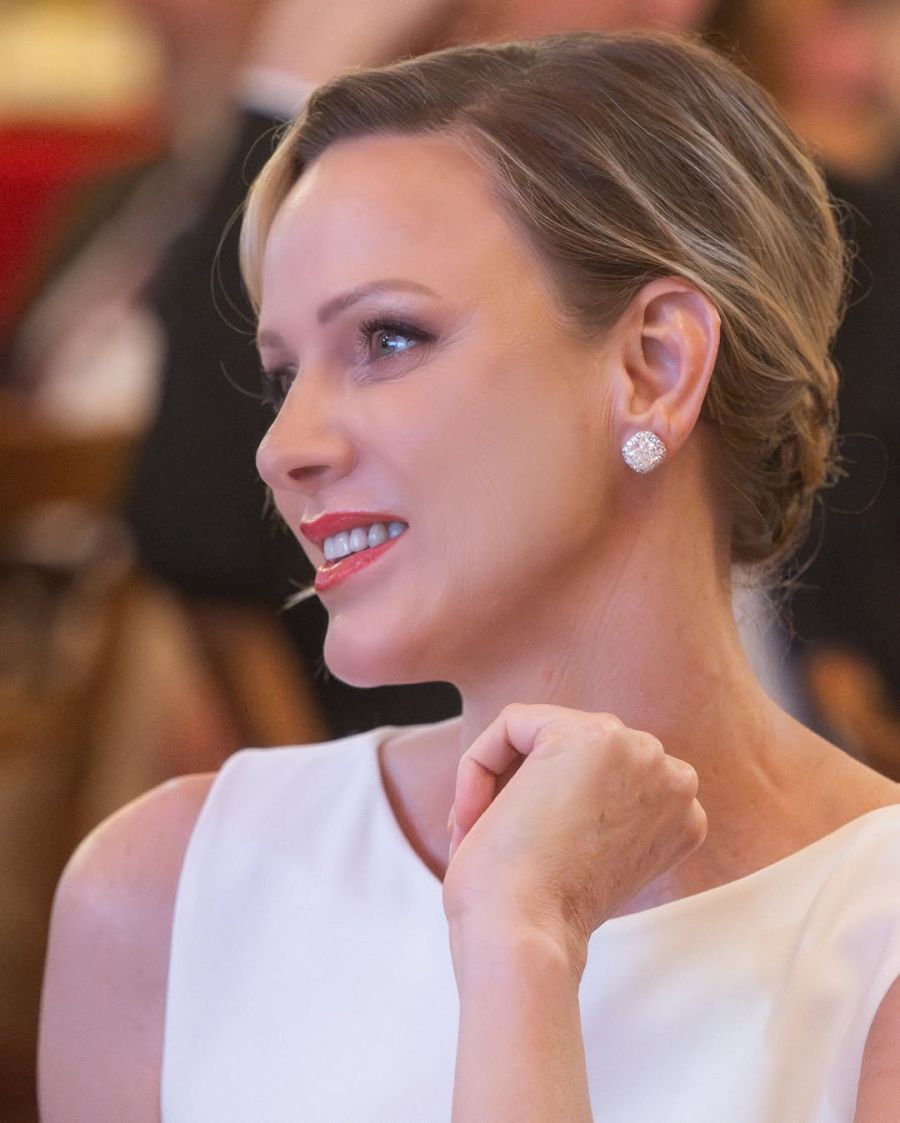El sofisticado look de Charlene de Mónaco