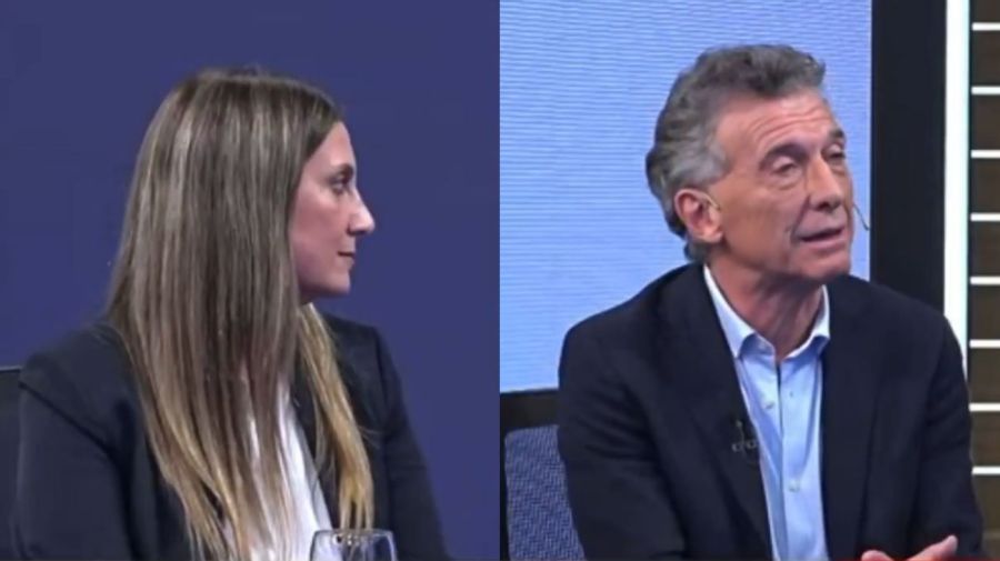 Silvia Lospennato y Mauricio Macri