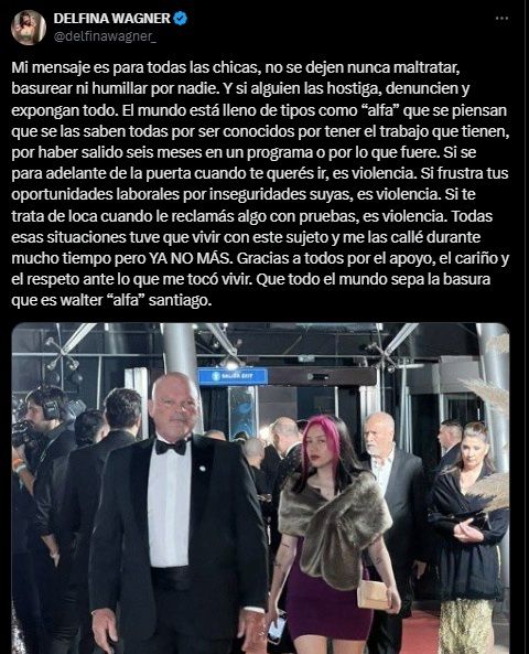 Delfina Wagner contra Alfa, ex Gran Hermano 3